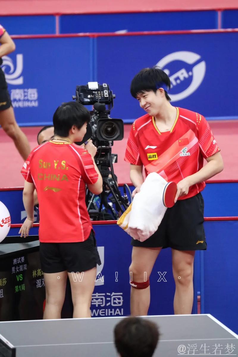 王楚钦孙颖莎混双两连胜！男方自评状态上佳，女方专注女单未受访