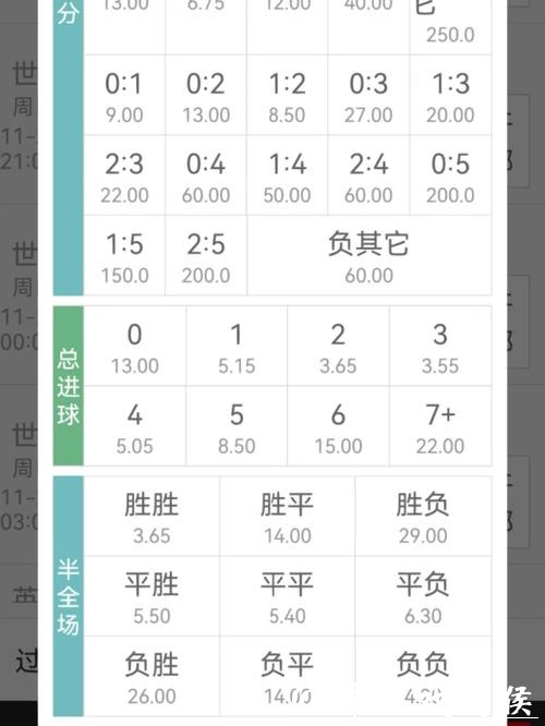 世界杯专业下注平台推介，精确赔率